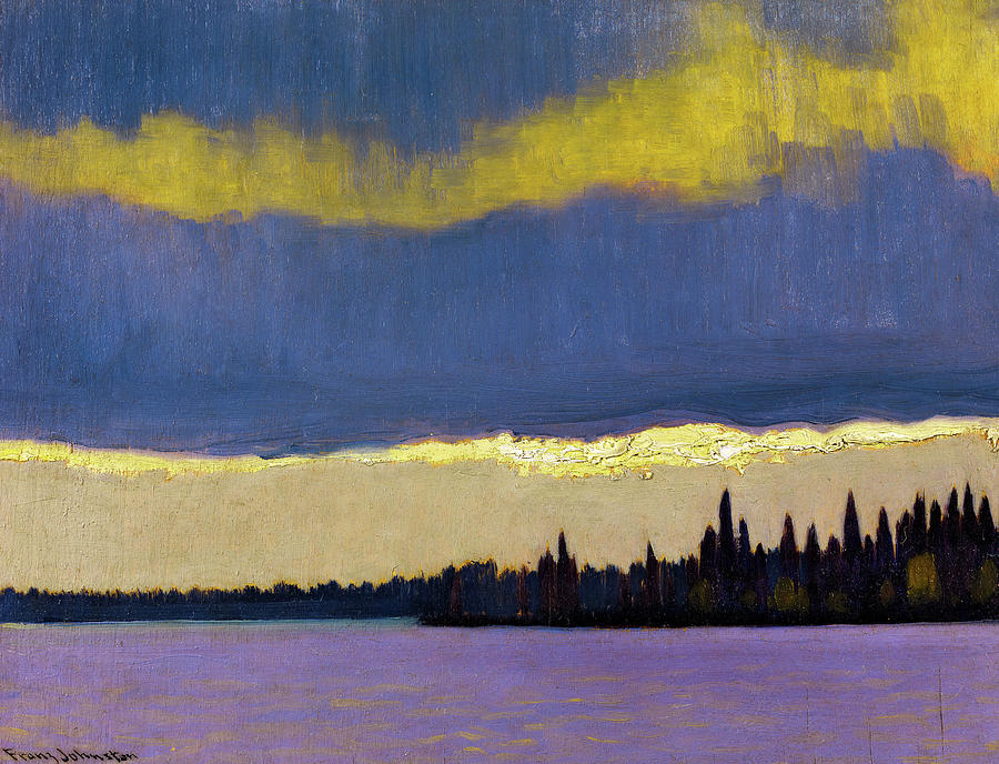 The Gleam, Northern Quebec, 1935 Painting by Franz Johnston - Fine Art ...