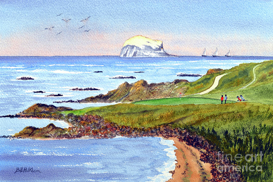 The Glen Golf Course North Berwick 13th Green Painting