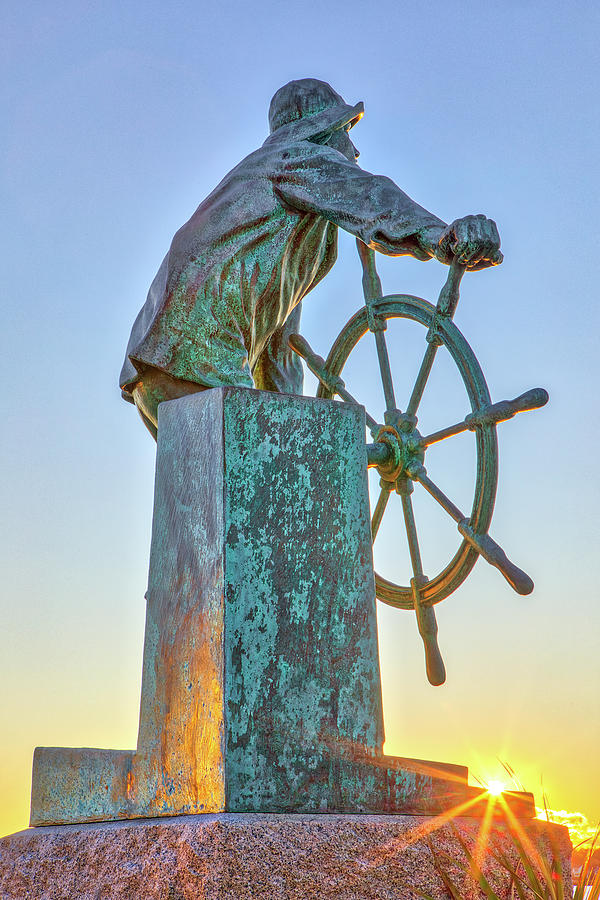 The Gloucester Fishermans Memorial Photograph by Juergen Roth