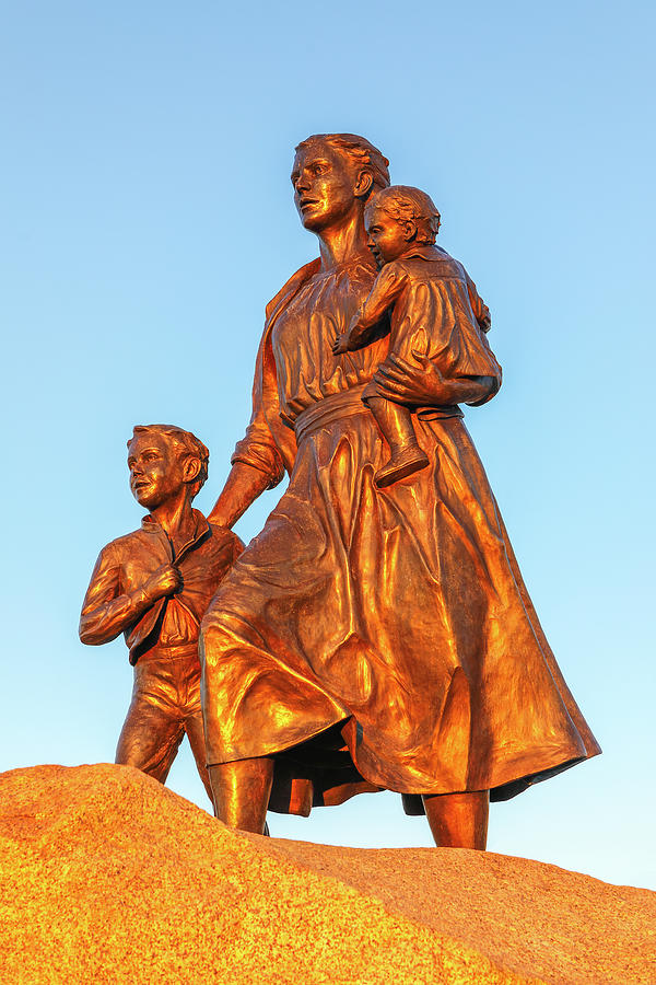 The Gloucester Fishermens Wives Memorial Photograph by Juergen Roth