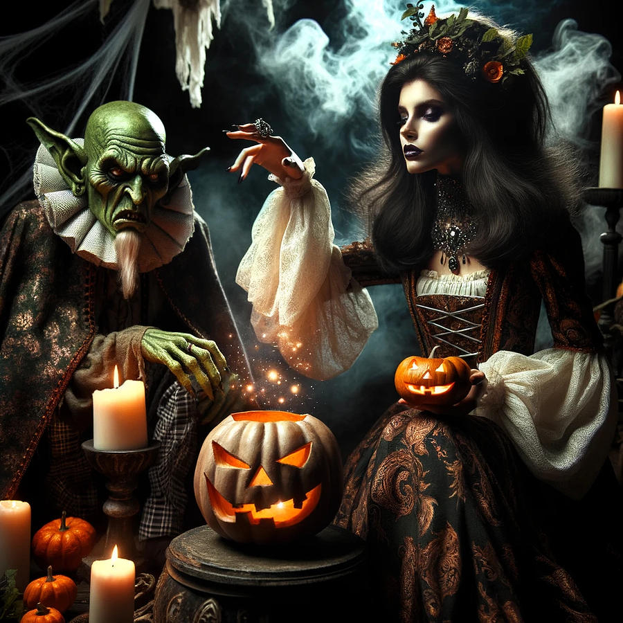 The Goblin and the Witch Digital Art by Gary Greer - Fine Art America