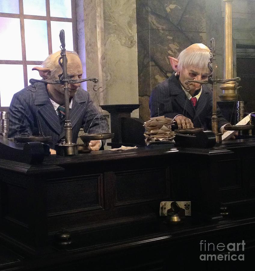 The Goblin Bankers at Gringotts Photograph by Elaine Peterson - Fine ...