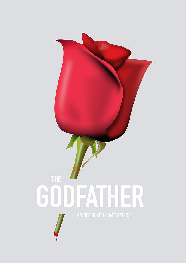 The Godfather Digital Art - The Godfather - Alternative Movie Poster by Movie Poster Boy