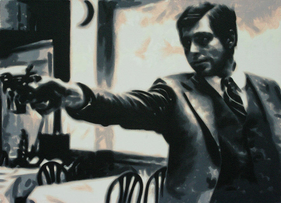 The Godfather Painting by Hood MA Central St Martins London
