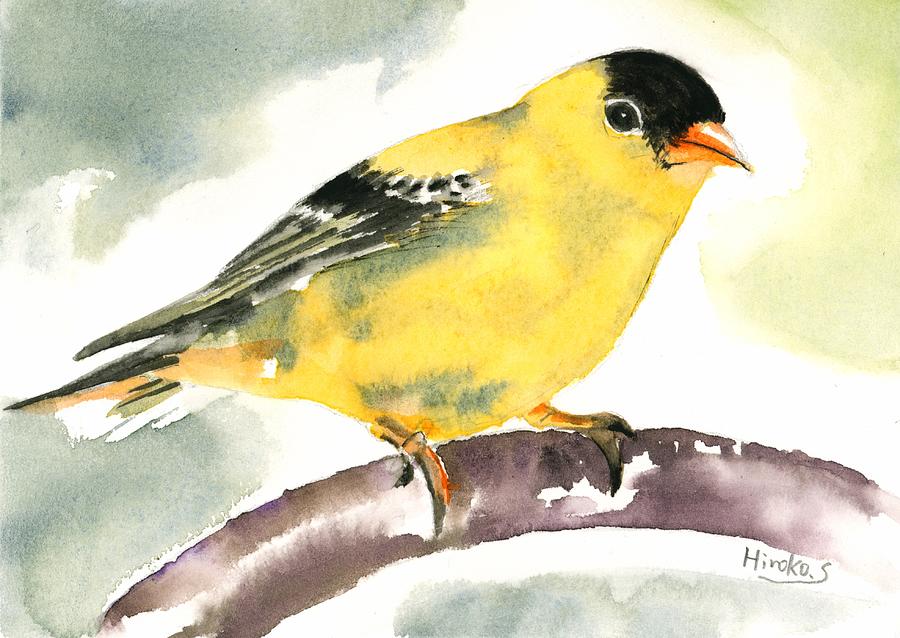 The Gold Finch Painting by Hiroko Stumpf