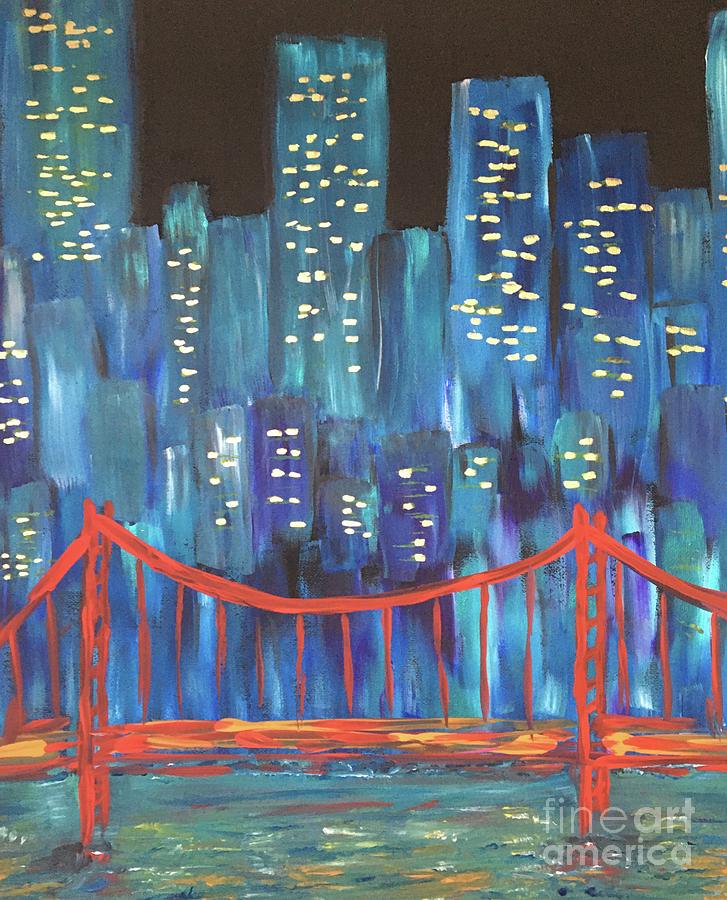 The Golden Gate Painting by Debora Sanders
