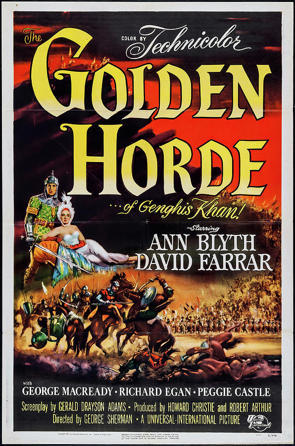 The Golden Horde, 1951 Mixed Media by Stars on Art