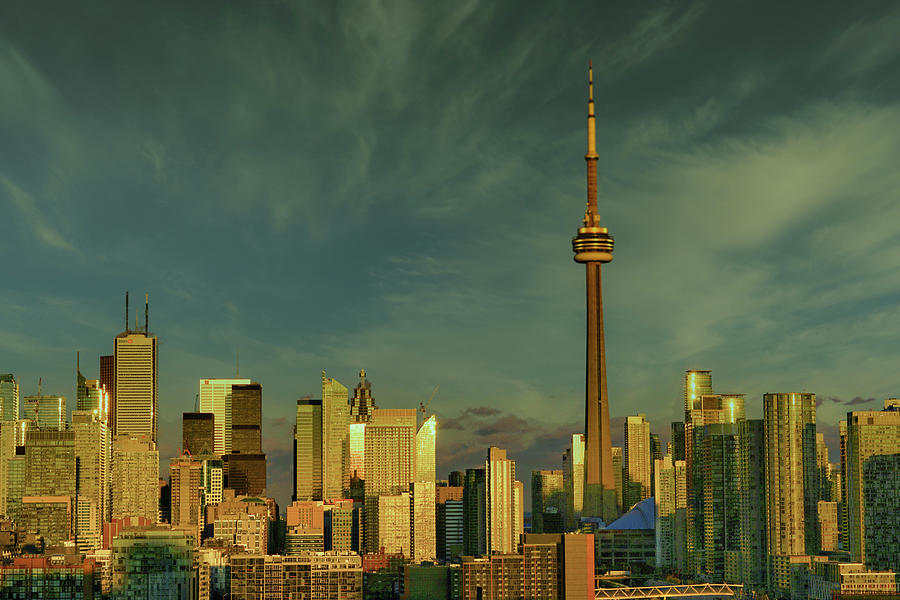 The golden hour in Toronto Photograph by Nick Mares