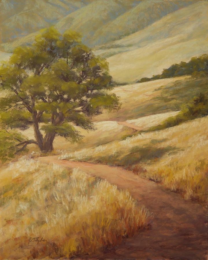 Tree Painting - The Golden Path by Jim Tyler
