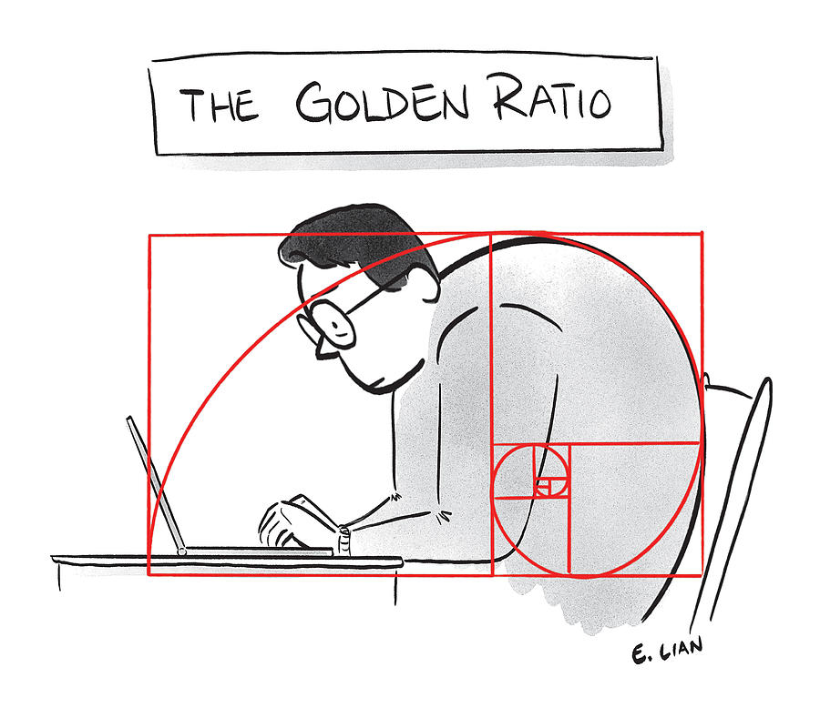 The Golden Ratio Drawing by Evan Lian