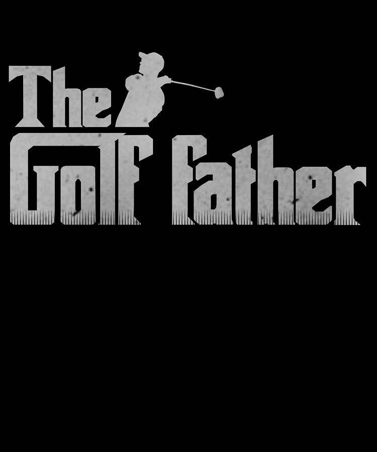 The Golf Father Digital Art by Jacob Zelazny