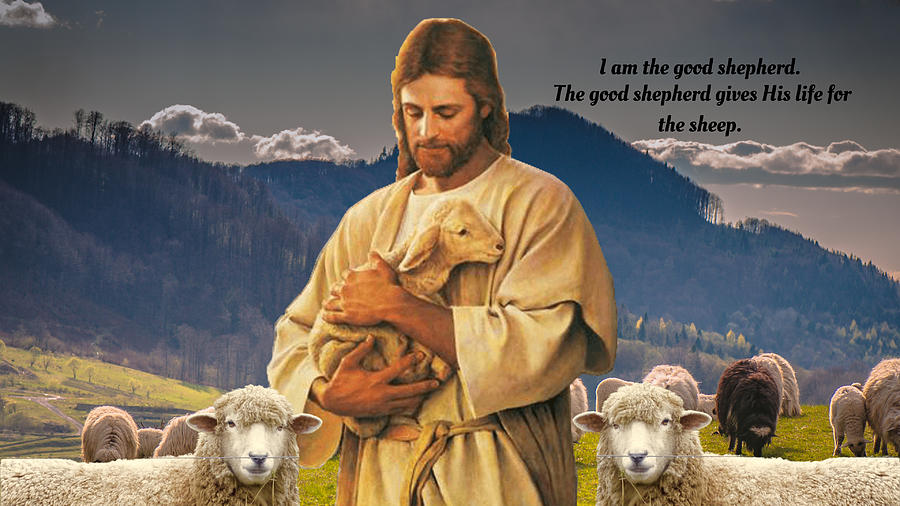 The Good Shepherd Digital Art by Cindy's Creative Corner - Fine Art America