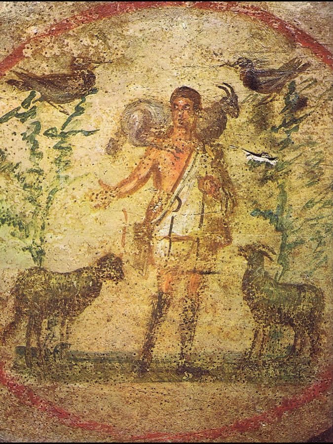 The Good Shepherd In The Roman Catacombs Photograph By Mariah Ziemann ...