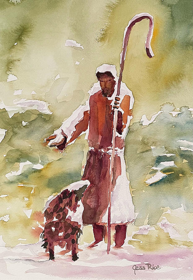 The Good Shepherd Painting by Jess Rice picture