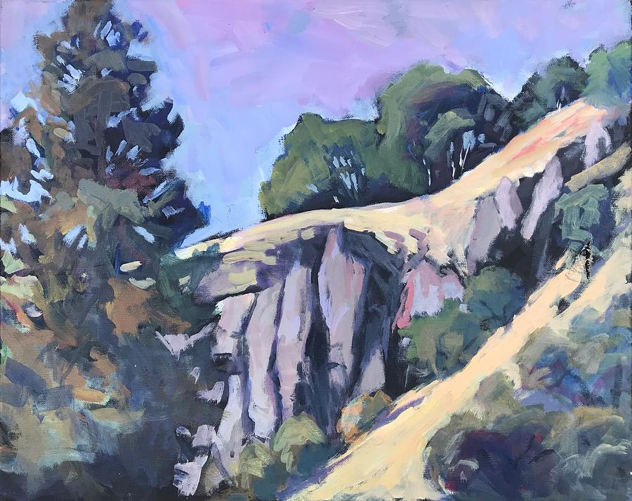 The Gorge Cliffs Painting by Margaret Plumb