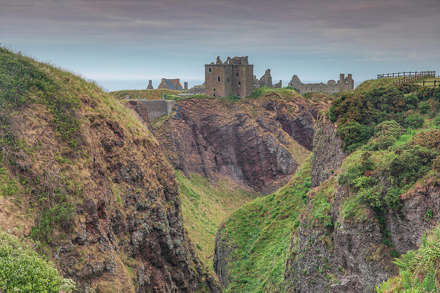 The Gorge, Dunnottar Castle, Scotland Photograph by Adrian Hendroff