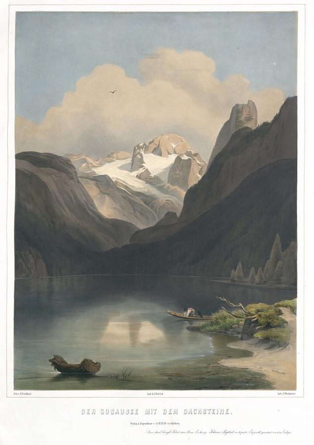 The Gosausee With The Dachstein Painting