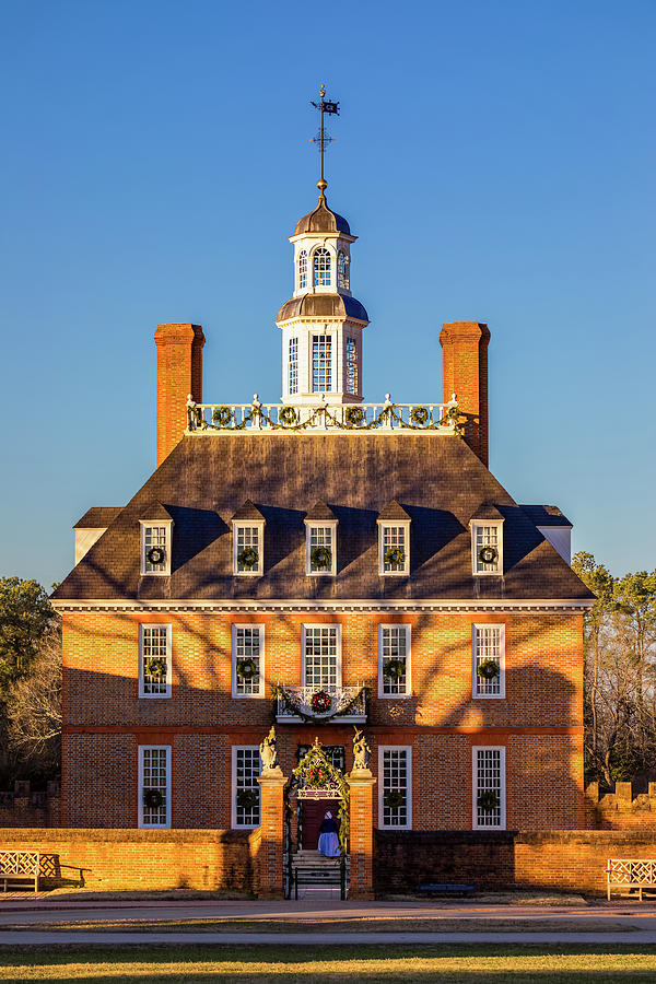 The Governors Palace in December Photograph by Rachel Morrison