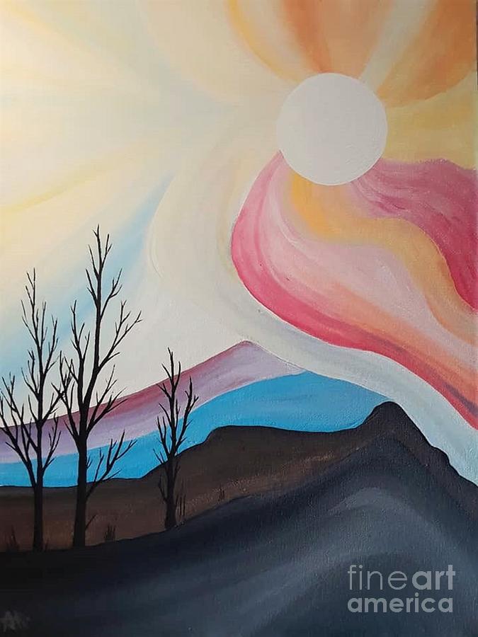 The Graceful North Painting by April Reilly