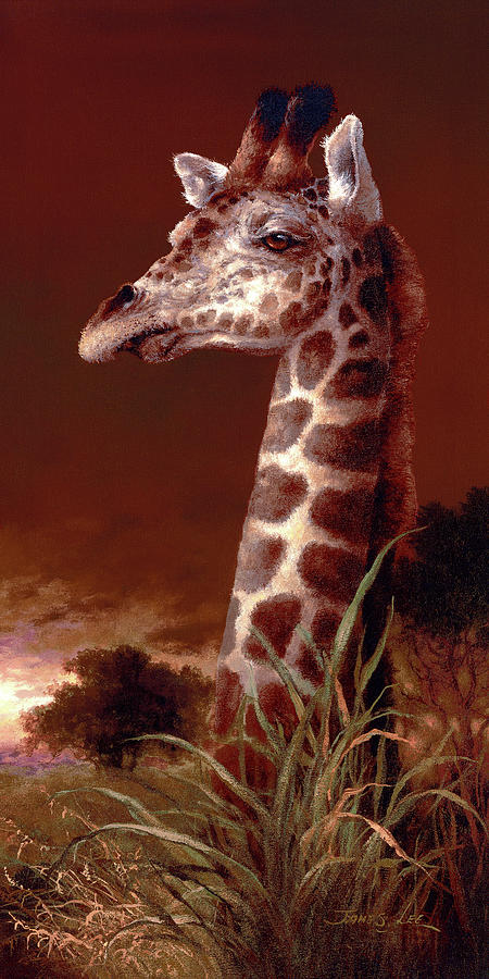Animal Painting - The Graceful One by James Lee