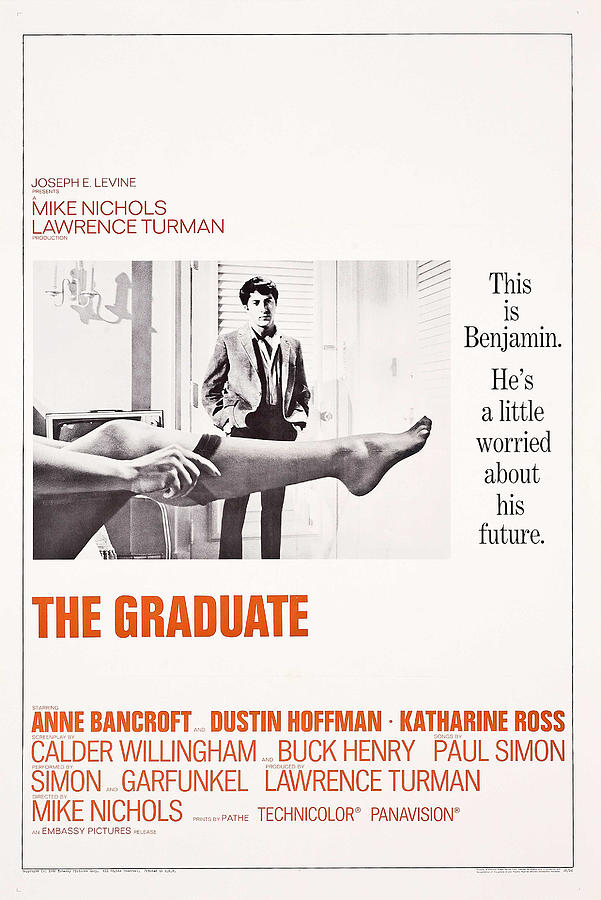 The Graduate - 1967 Digital Art by Original Movie Poster The Graduate - 1967 Digital Art by Original Movie Poster