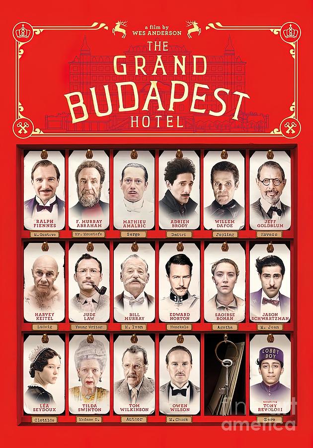 The Grand Budapest Hotel 2 Painting by Hall Nick | Fine Art America