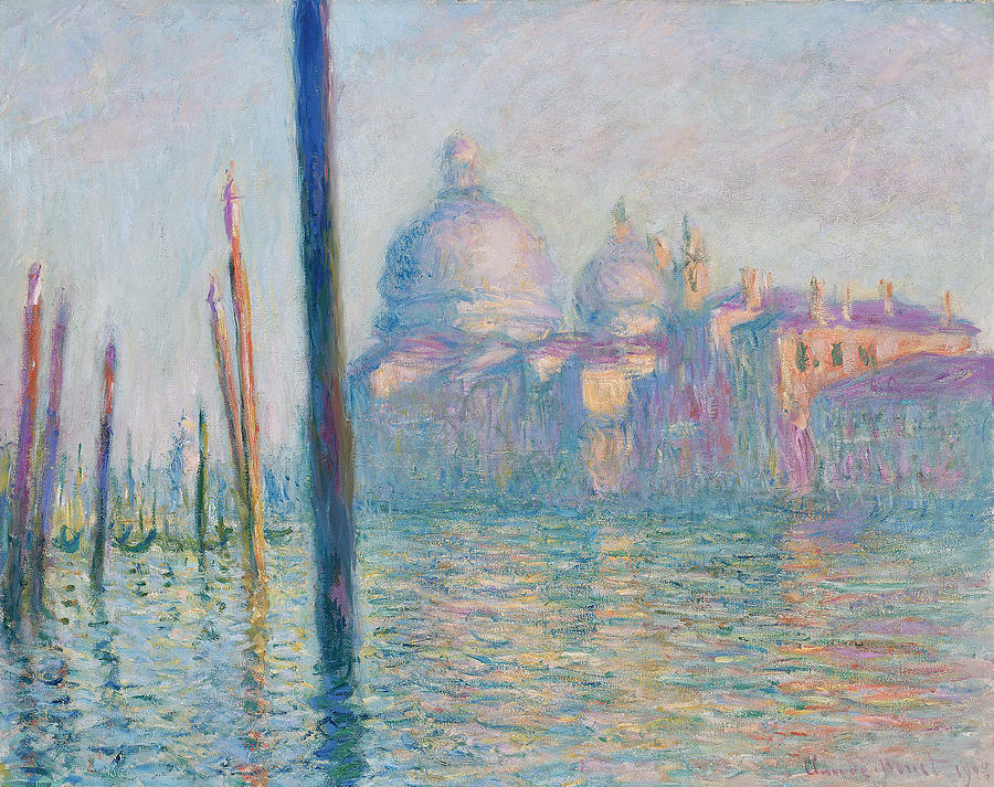 The Grand Canal, 1908 Painting by Claude Monet