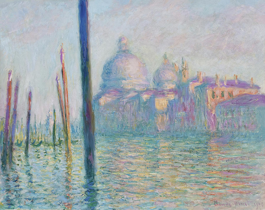 Claude Monet Painting - The Grand Canal by Claude Monet by Mango Art