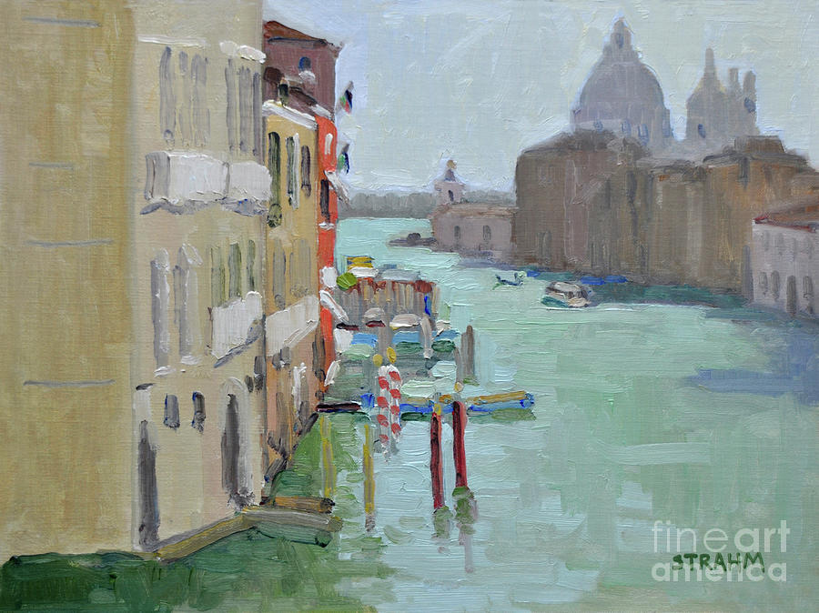 Architecture Painting - The Grand Canal - Venice, Italy by Paul Strahm