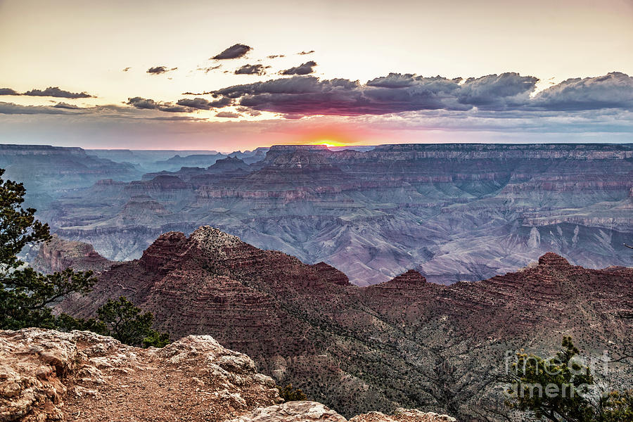 The Grand Canyon in Arizona, USA at sunset. Photograph by Michal Bednarek