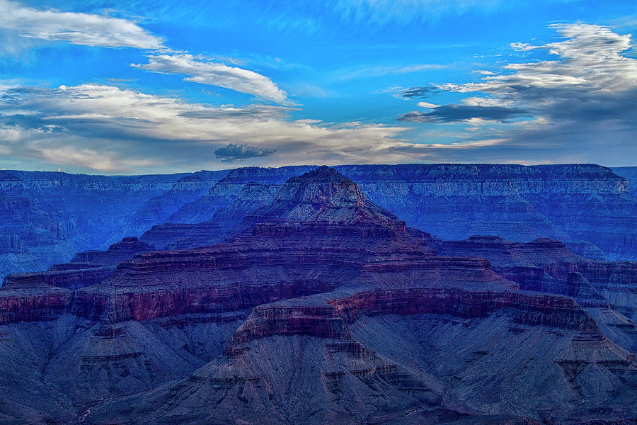 The Grand Canyon national Park USA with overcast sky Photograph by Amazing Action Photo Video