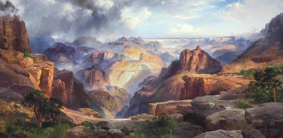 The Grand Canyon Of The Colorado River Painting