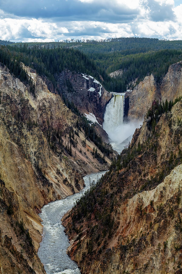 The Grand Canyon of The Yellowstone Photograph by Ezekiel Carpenter ...