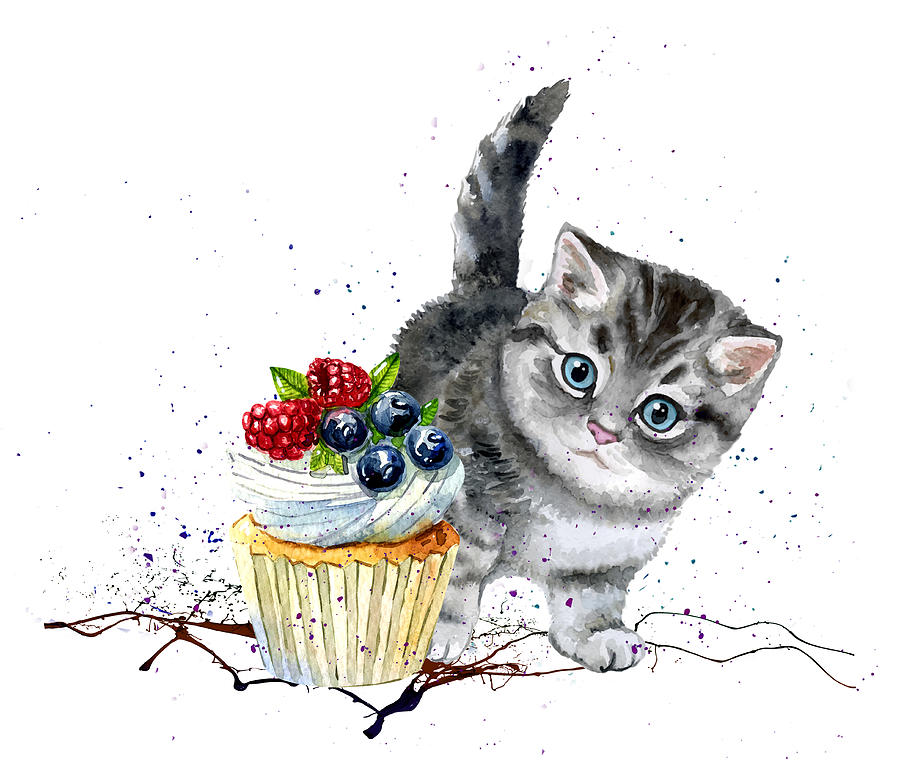 The Grand Gourmand 06 Painting by Miki De Goodaboom