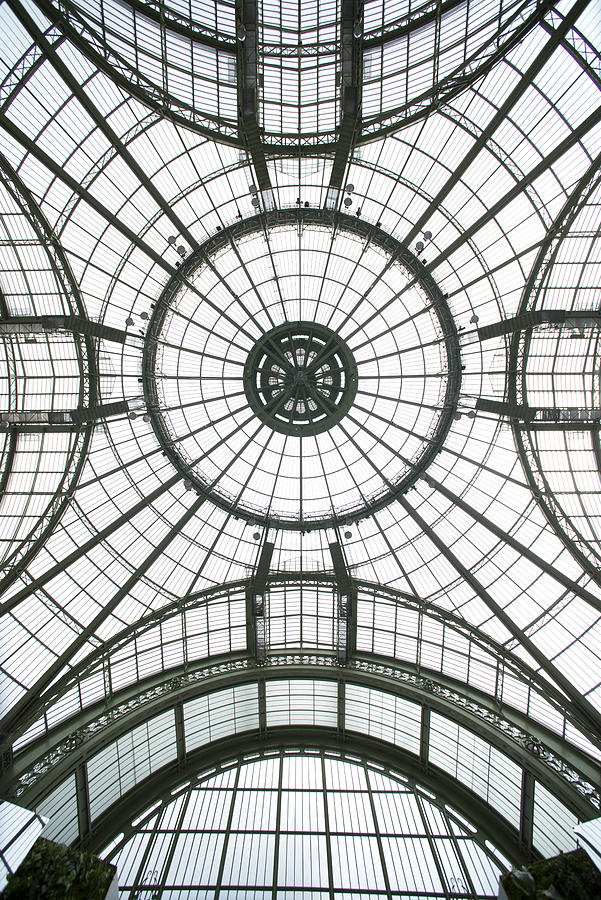 The Grand Palais glass vault, Paris. Photograph by Federico Cabello