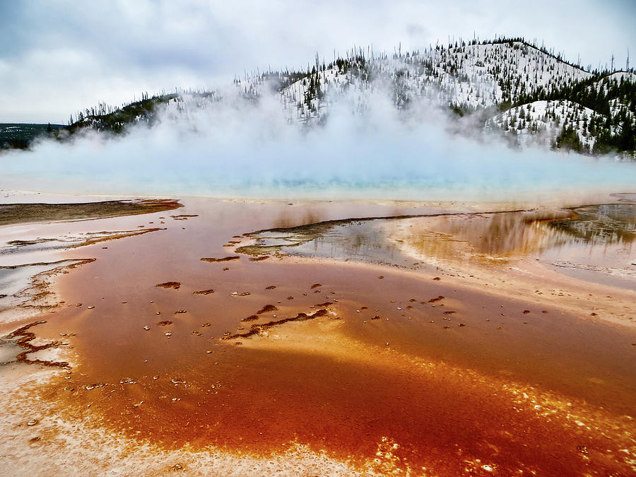 The Grand Prismatic Spring of Yellowstone Photograph by Rachel Morrison