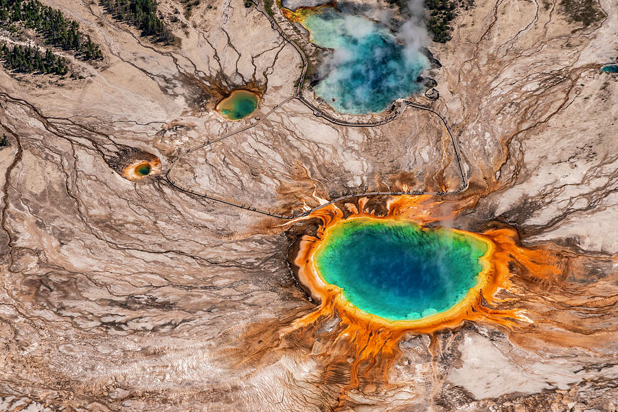 The Grand Prismatic Spring Photograph by Philip Cho - Fine Art America