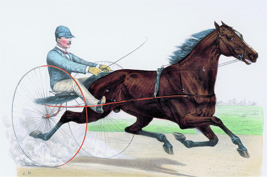 The grand young trotting stallion Axtell Digital Remastered Edition