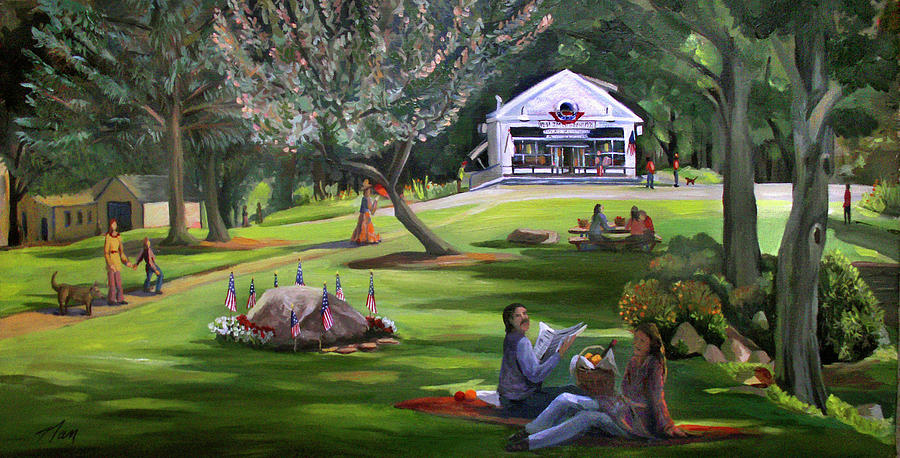 The Granville Green Painting by Nancy Griswold