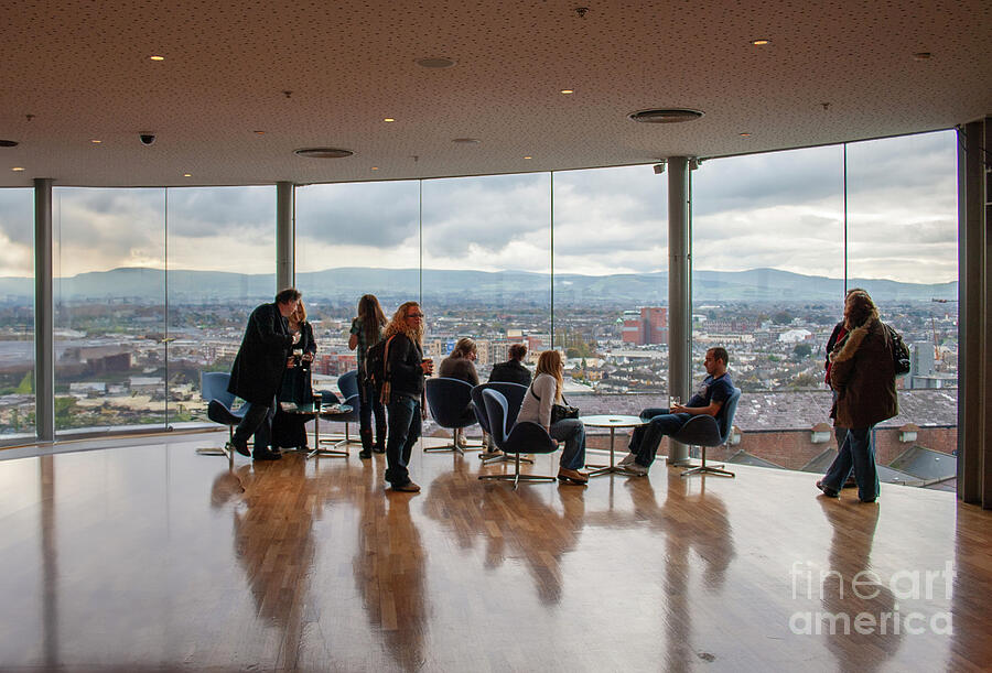 360 Photograph - The Gravity Bar, Guiness Storehouse, Dublin, Ireland by Patricia Hofmeester