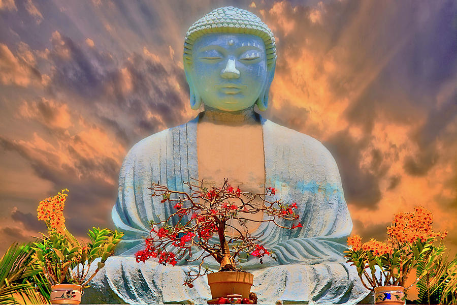 The Great Buddha Photograph by DJ Florek