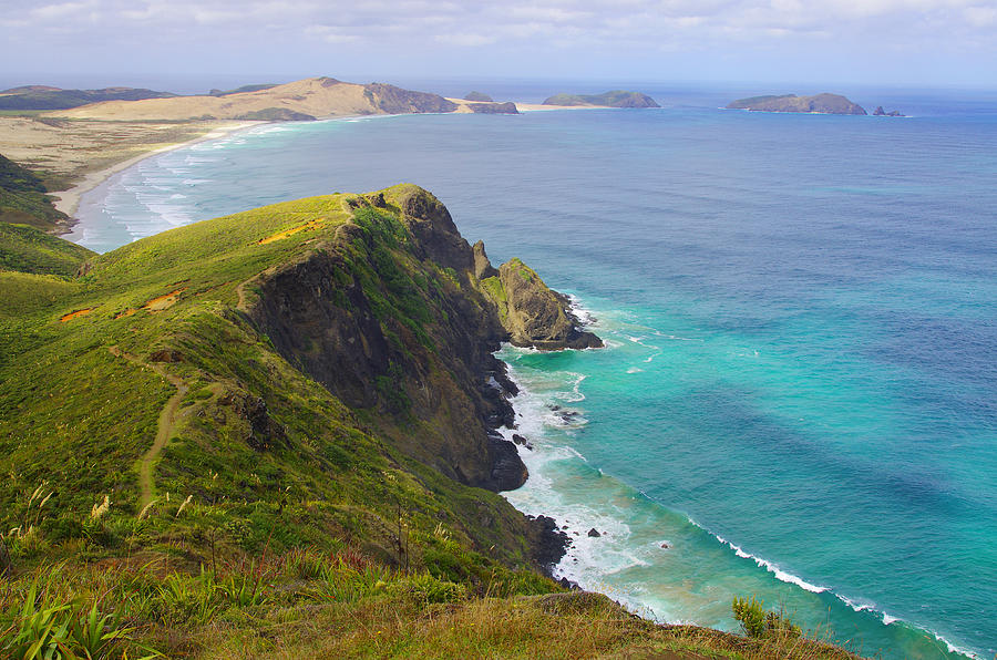 The Great Cape Escape -  Cape Reinga, New Zealand Photograph by Kenneth Lane Smith