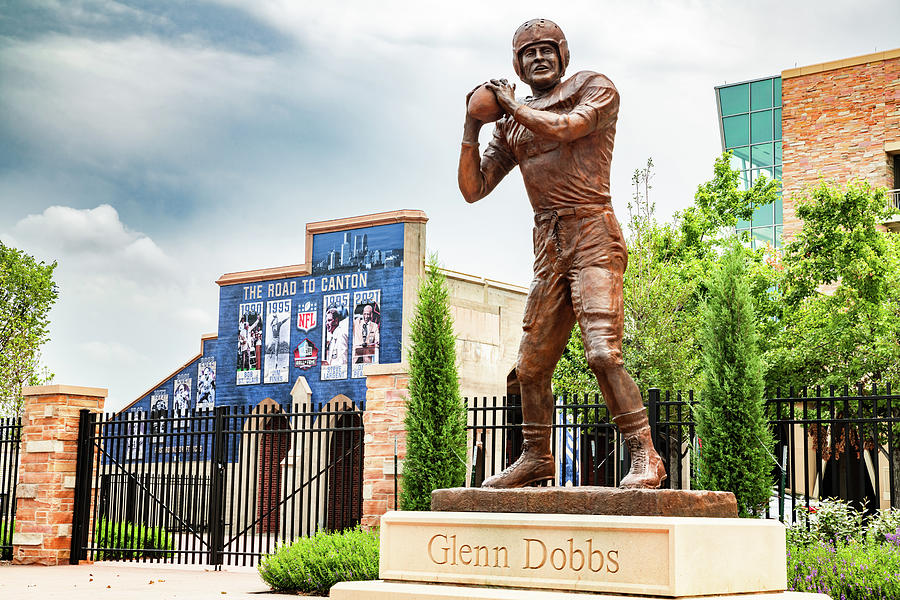 The Great Glenn Dobbs At Chapman Stadium - Tulsa Oklahoma Photograph by ...