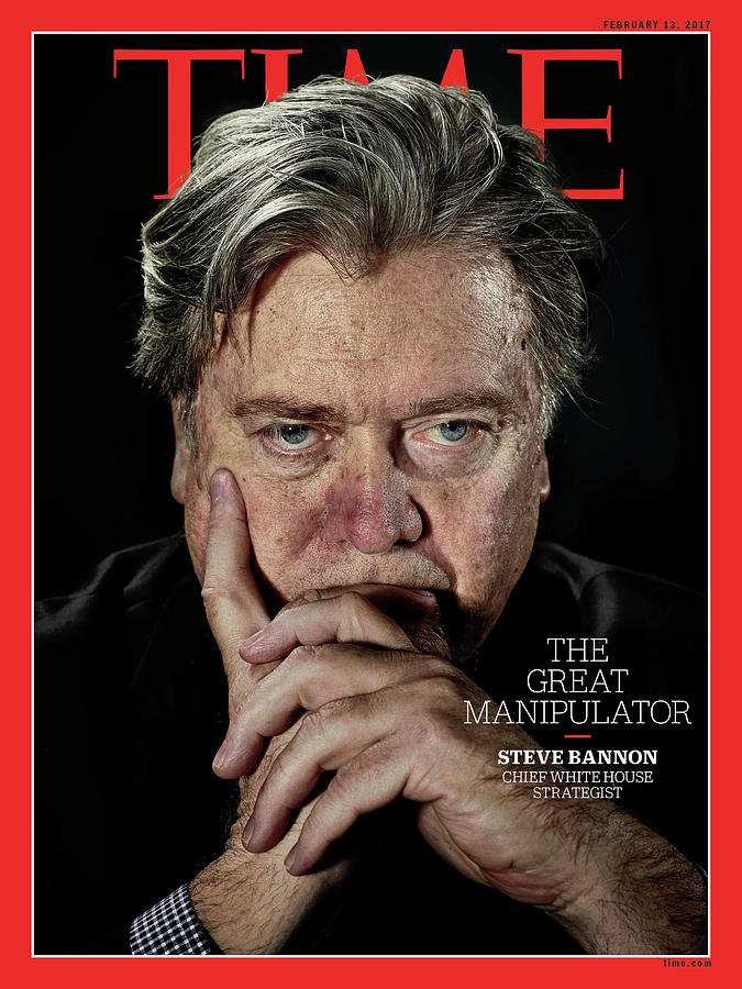 The Great Manipulator - Steve Bannon Photograph by TimePhotograph by Nadav Kander for TIME
