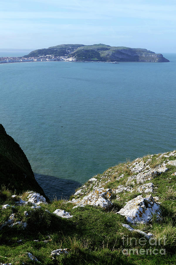 Landscape Photograph - The Great Orme from Little Orme  by Phil Banks