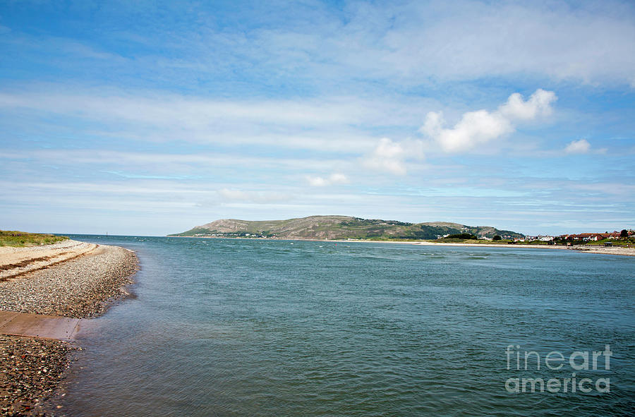 The Great Orme Viewed From The River Conwy Snowdonia North Wales Photograph