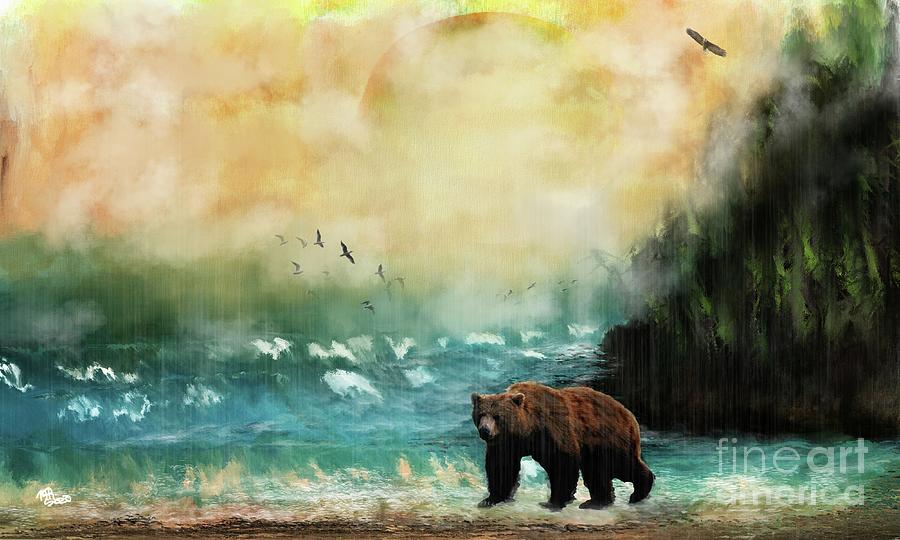 The Great Pacific Northwest Digital Art by Michelle Ressler
