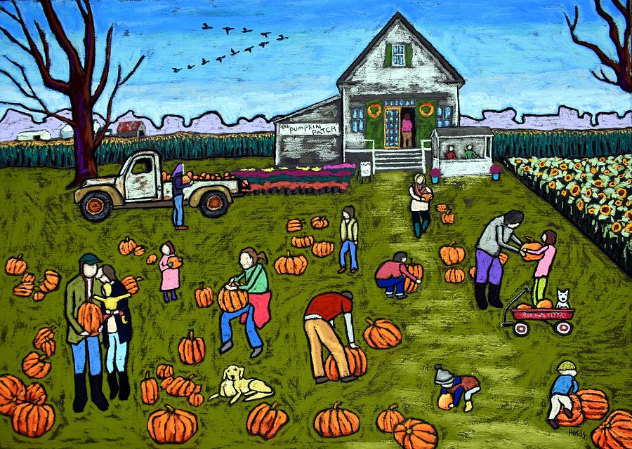 The Great Pumpkin Hunt Painting