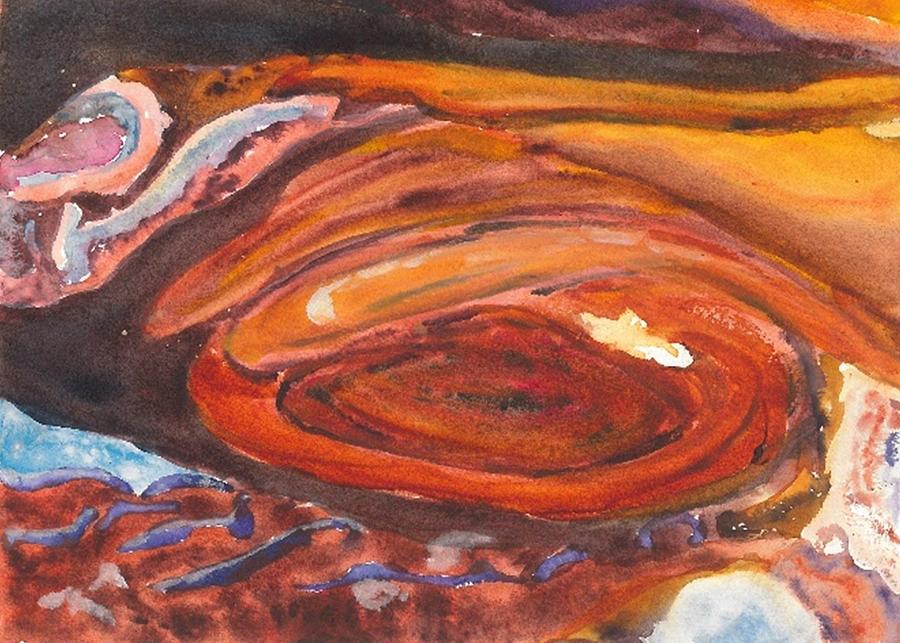 The Great Red Spot Painting by Diane Chinn