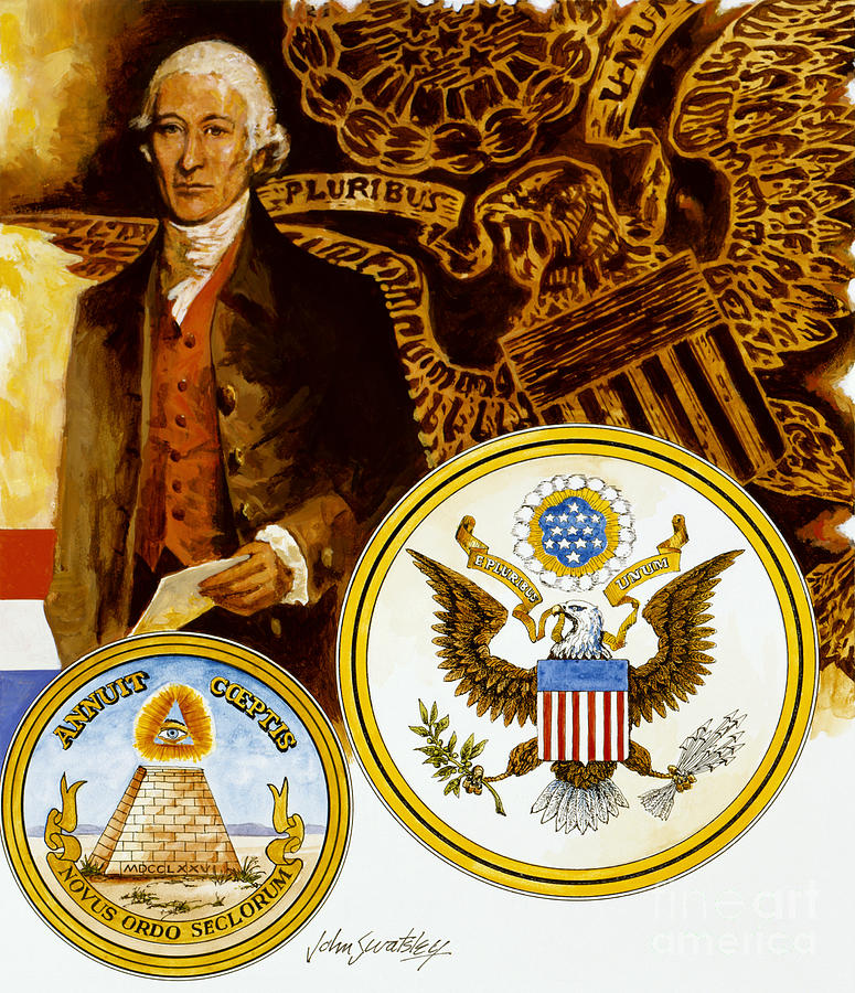 The Great Seal Of The United States Painting by John Swatsley